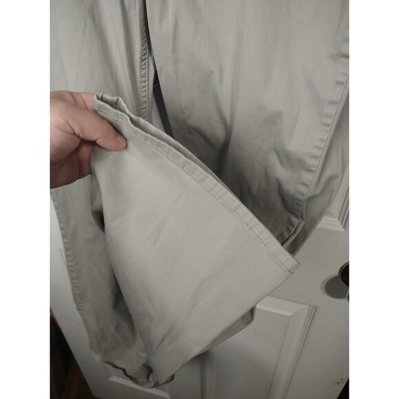 Lee Riders Woman 18P Brown Khaki Mid Rise 5 Pocket Pants Straight Leg - Picture 7 of 12